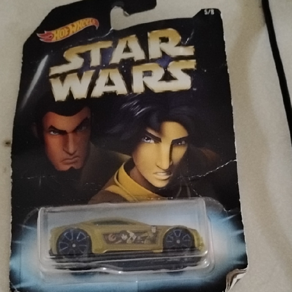 Hot Wheels Star Wars Yellow Toy Car